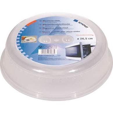 Scanpart 26.5CM Splashgaurd Microwave Cover - Transparent | MCOVER - Image 3