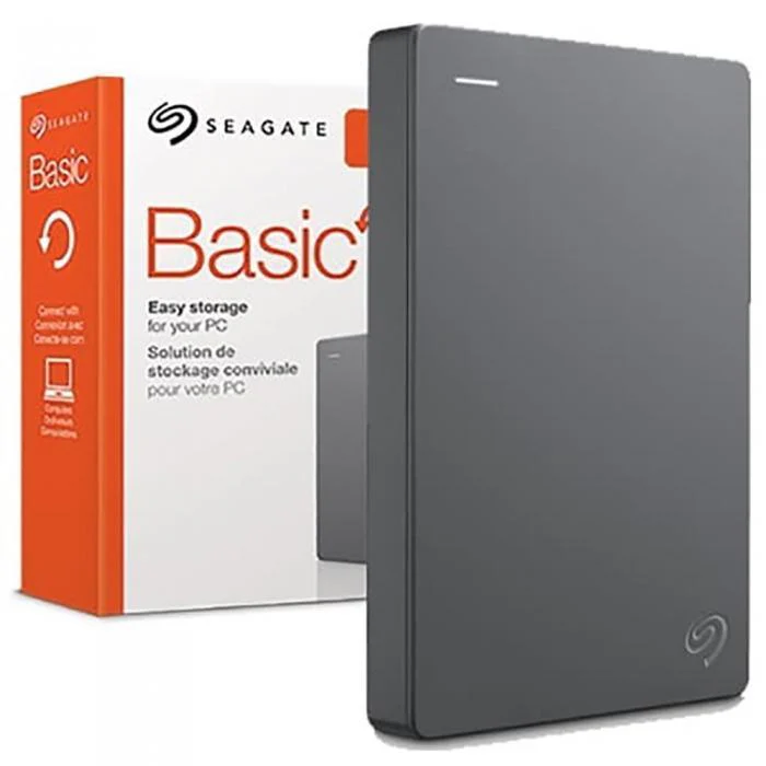 Seagate Basic USB 3.0 4TB Portable Hard Drive - Grey | 408191 - Image 3