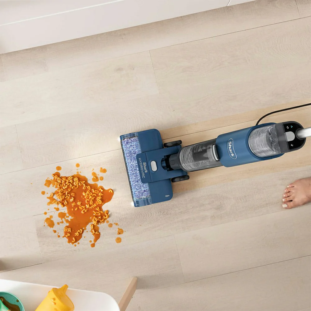 Shark 3-in-1 HydroVac Corded Hard Floor Cleaner - Navy Blue | WD110UK - Image 10