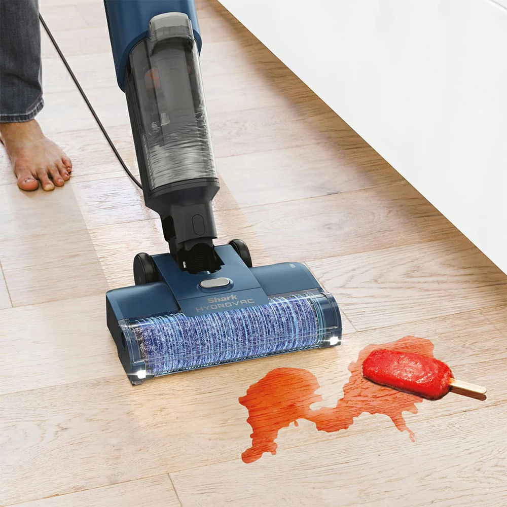 Shark 3-in-1 HydroVac Corded Hard Floor Cleaner - Navy Blue | WD110UK - Image 6