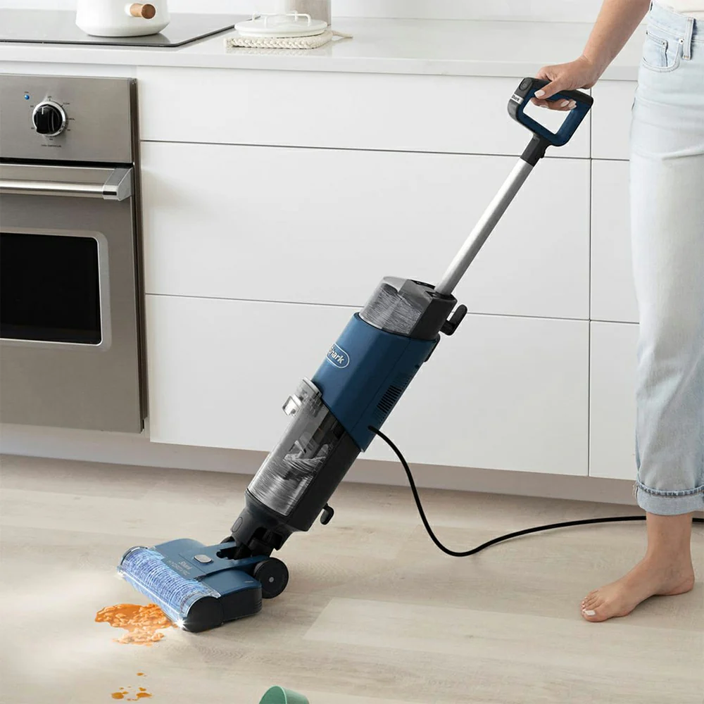 Shark 3-in-1 HydroVac Corded Hard Floor Cleaner - Navy Blue | WD110UK - Image 7