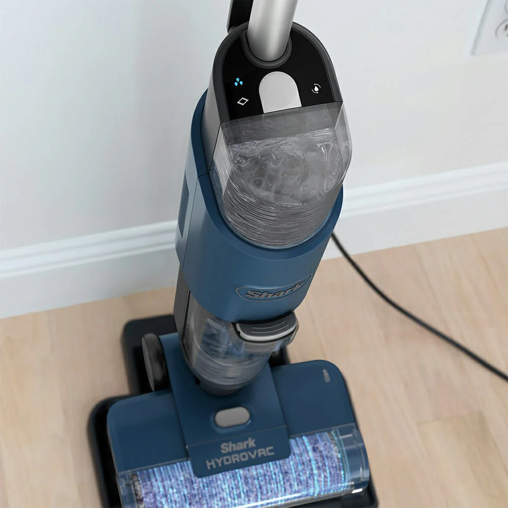 Shark 3-in-1 HydroVac Corded Hard Floor Cleaner - Navy Blue | WD110UK - Image 9