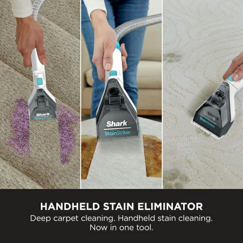 Shark CarpetXpert Built-In StainStriker Vacuum Cleaner - Rotator White | EX200uk - Image 5