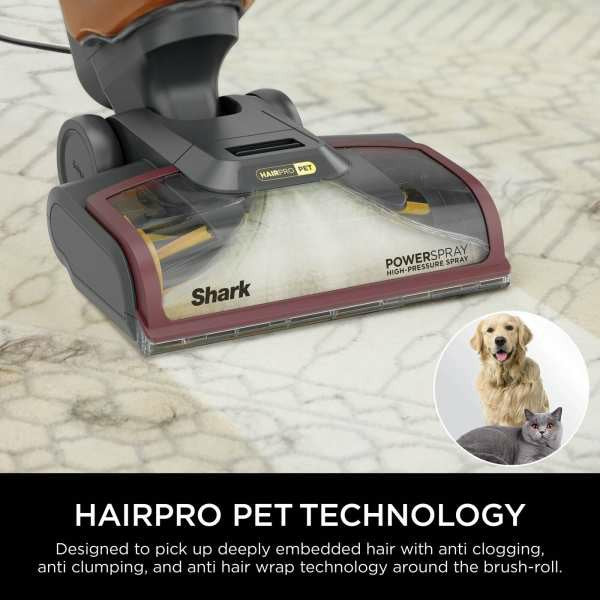 Shark CarpetXpert HairPro Pet Deep Carpet Cleaner - Grey & Burgundy | EX220UK - Image 6