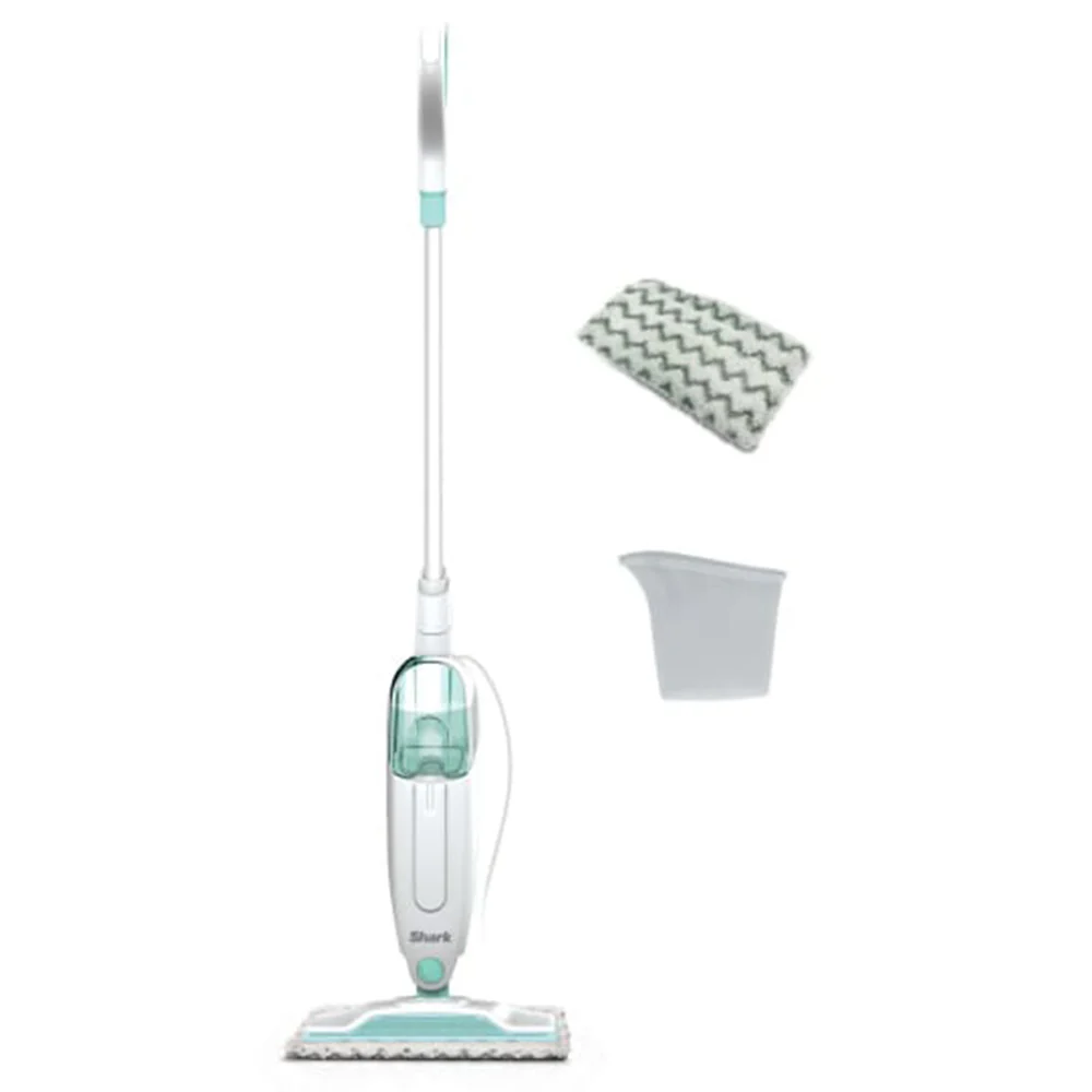 Shark Classic Steam Mop - White & Mint Green | S1000UK - Image 2