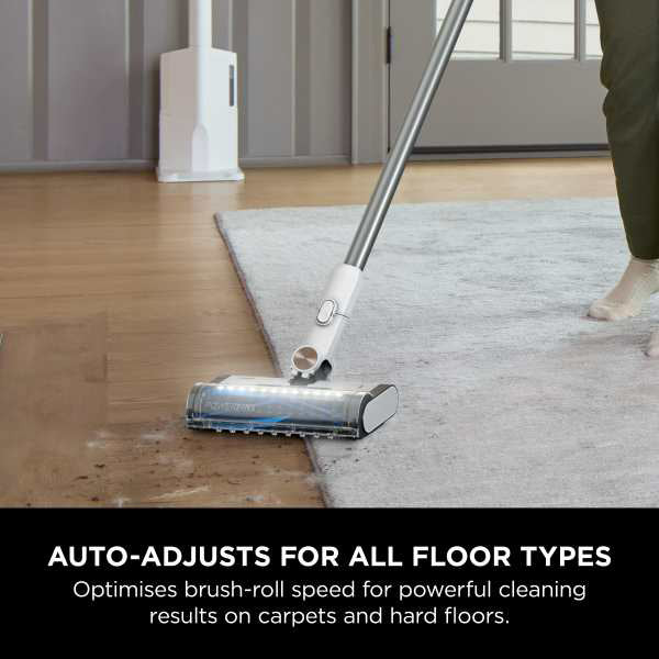Shark Cordless Stick Vacuum Cleaner With Auto Empty System - White & Blue | BU3521UK - Image 4