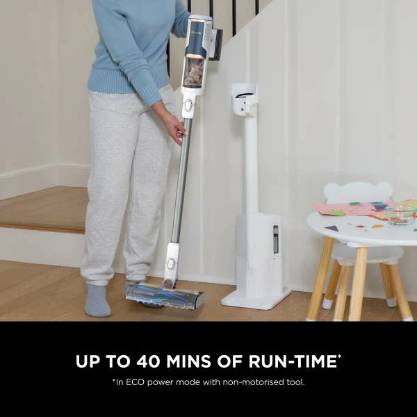 Shark Cordless Stick Vacuum Cleaner With Auto Empty System - White & Blue | BU3521UK - Image 6
