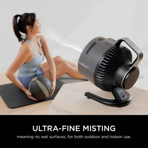 Shark FlexBreeze HydroGo Misting Fan - Charcoal | FA050UK - Image 6