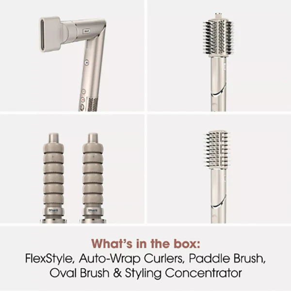 Shark FlexStyle 4-In-1 Air Styler & Hair Dryer - Stone | HD436SLUK - Image 11