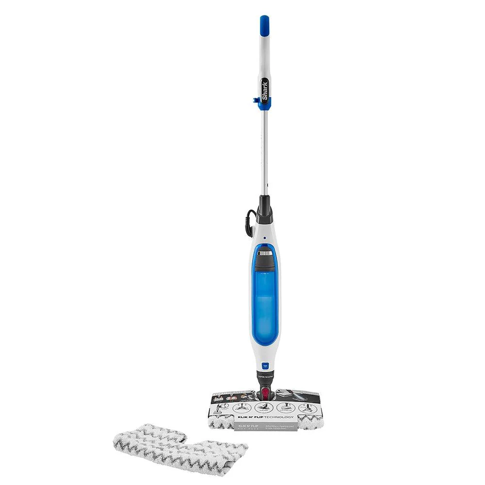 Shark Klik and Flip Manual Steam Pocket Mop - White & Blue | S6001UK - Image 8
