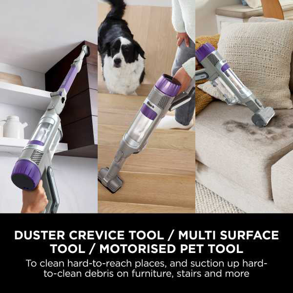 Shark Power Detect Cordless Pet Vacuum Cleaner - Java Grey | IP1251UKT - Image 3