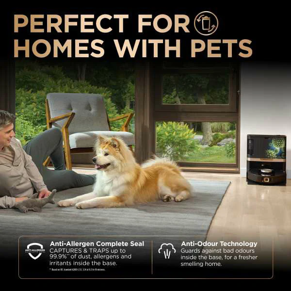 Shark PowerDetect NeverTouch Pro Robot Vacuum Cleaner & Mop with Self-Empty Station - Black | RV2800ZEUK - Image 13