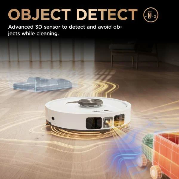 Shark PowerDetect NeverTouch Pro Robot Vacuum Cleaner & Mop with Self-Empty Station - White | RV2800ZEUKWH - Image 7