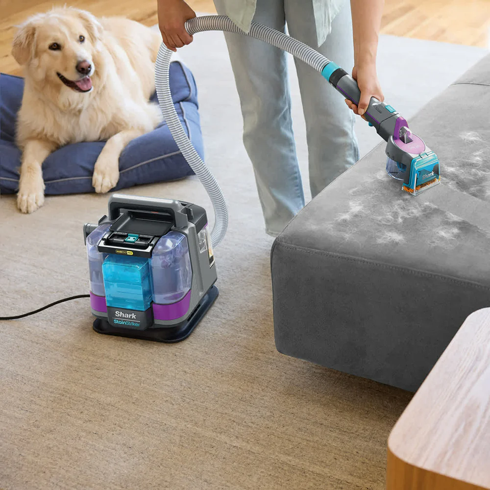 Shark StainStriker HairPro Pet Stain & Spot Vacuum Cleaner - Dark Silver & Force Fuscia | PX250UKT - Image 4