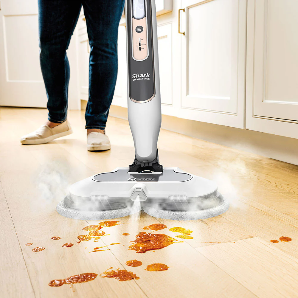 Shark Steam & Scrub Automatic Steam Mop - White & Grey | S8201UK - Image 5