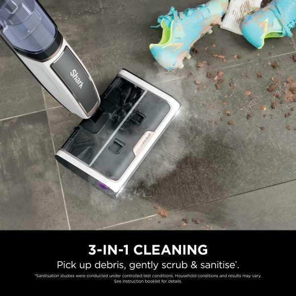 Shark SteamPickUp Bagless Hard Floor Vacuum Cleaner - White | SD200UK - Image 4