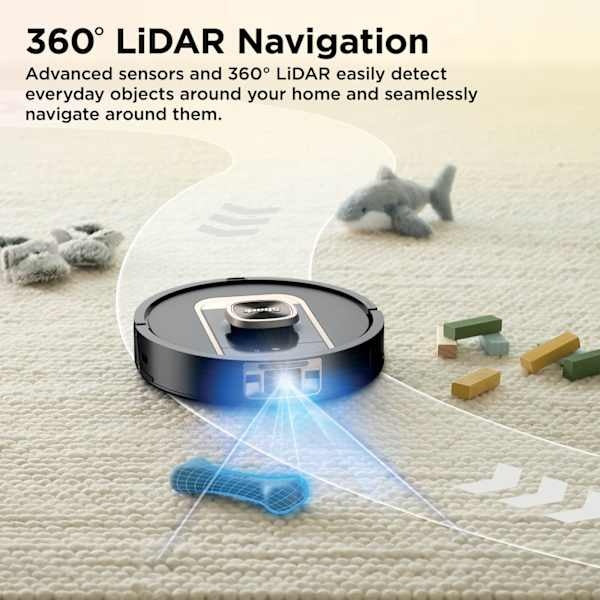 Shark ThermaCharged PowerDetect Robot Vacuum Cleaner - Black | RV2900XEUK - Image 6