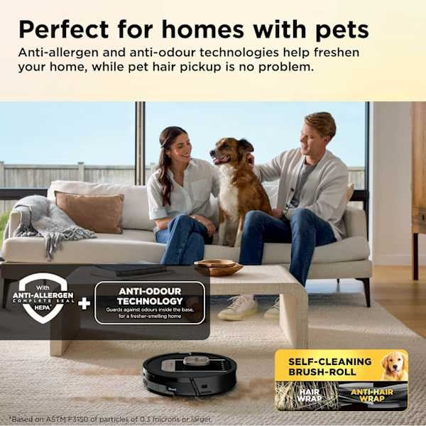 Shark ThermaCharged PowerDetect Robot Vacuum Cleaner - Black | RV2900XEUK - Image 7
