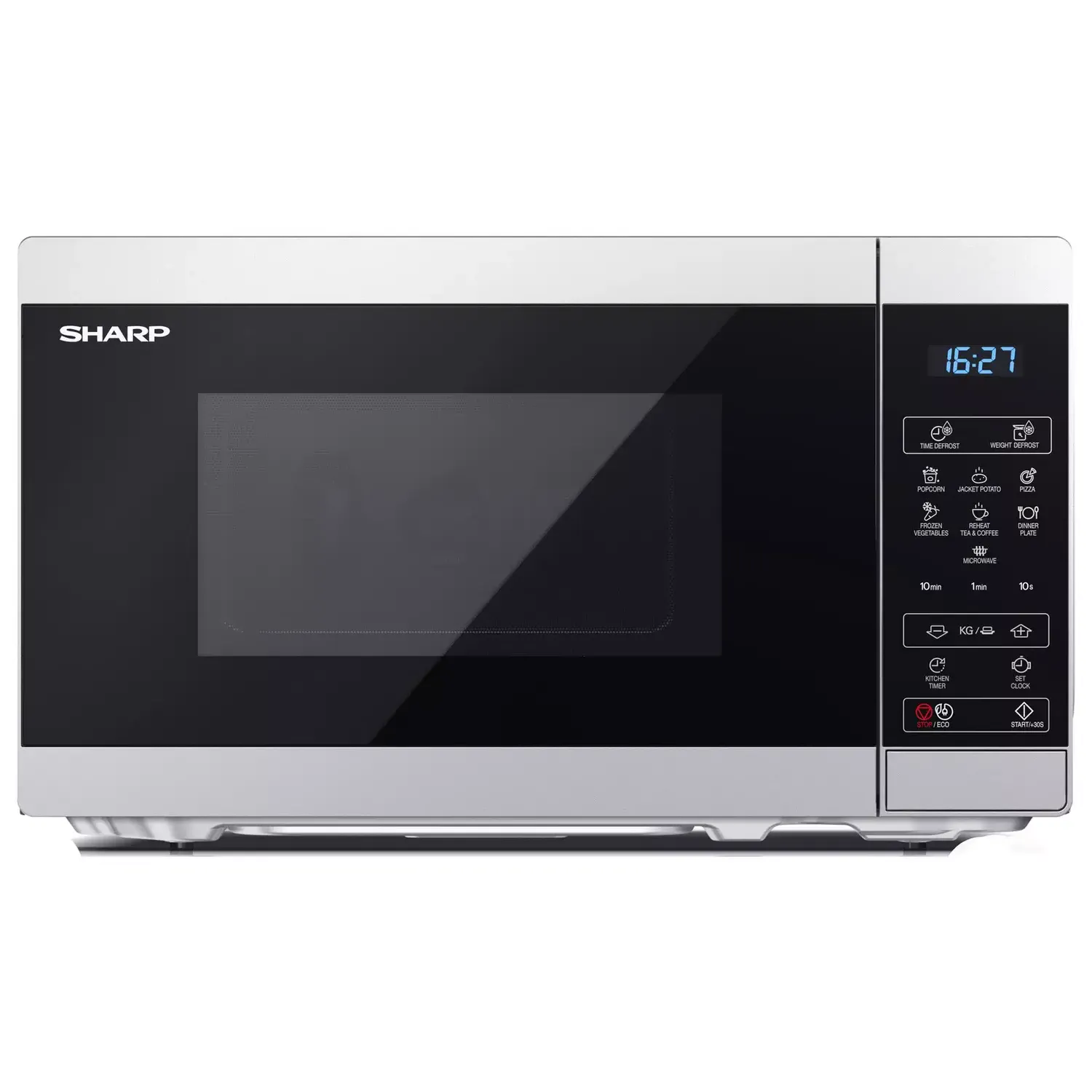 Sharp 20L Freestanding Microwave - Silver | YC-MS02U-S