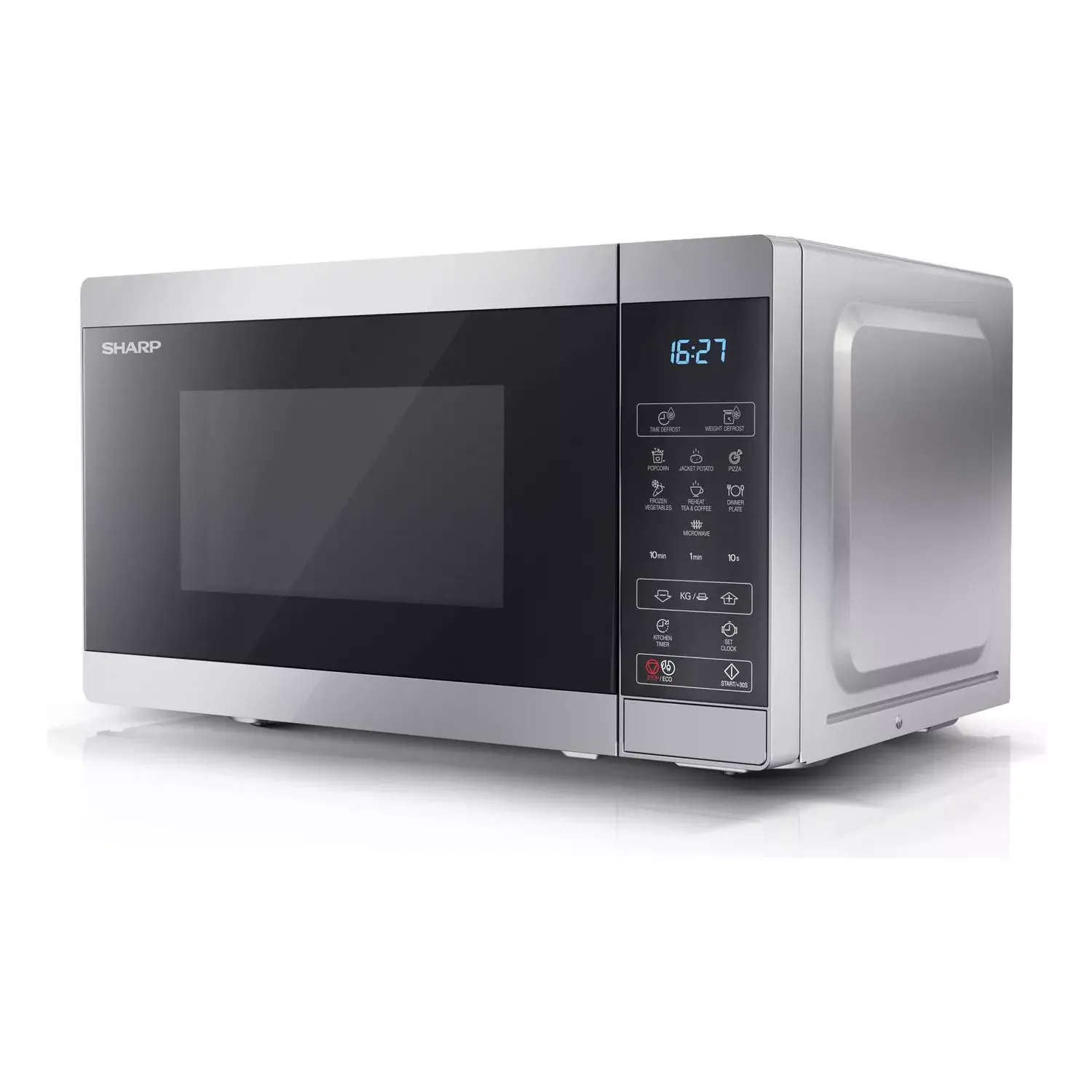 Sharp 20L Freestanding Microwave - Silver | YC-MS02U-S - Image 4