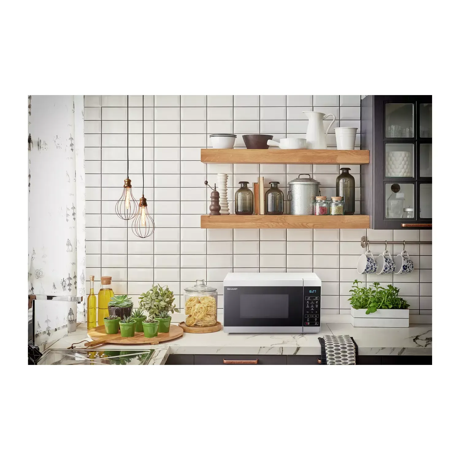Sharp 20L Freestanding Microwave - Silver | YC-MS02U-S - Image 8