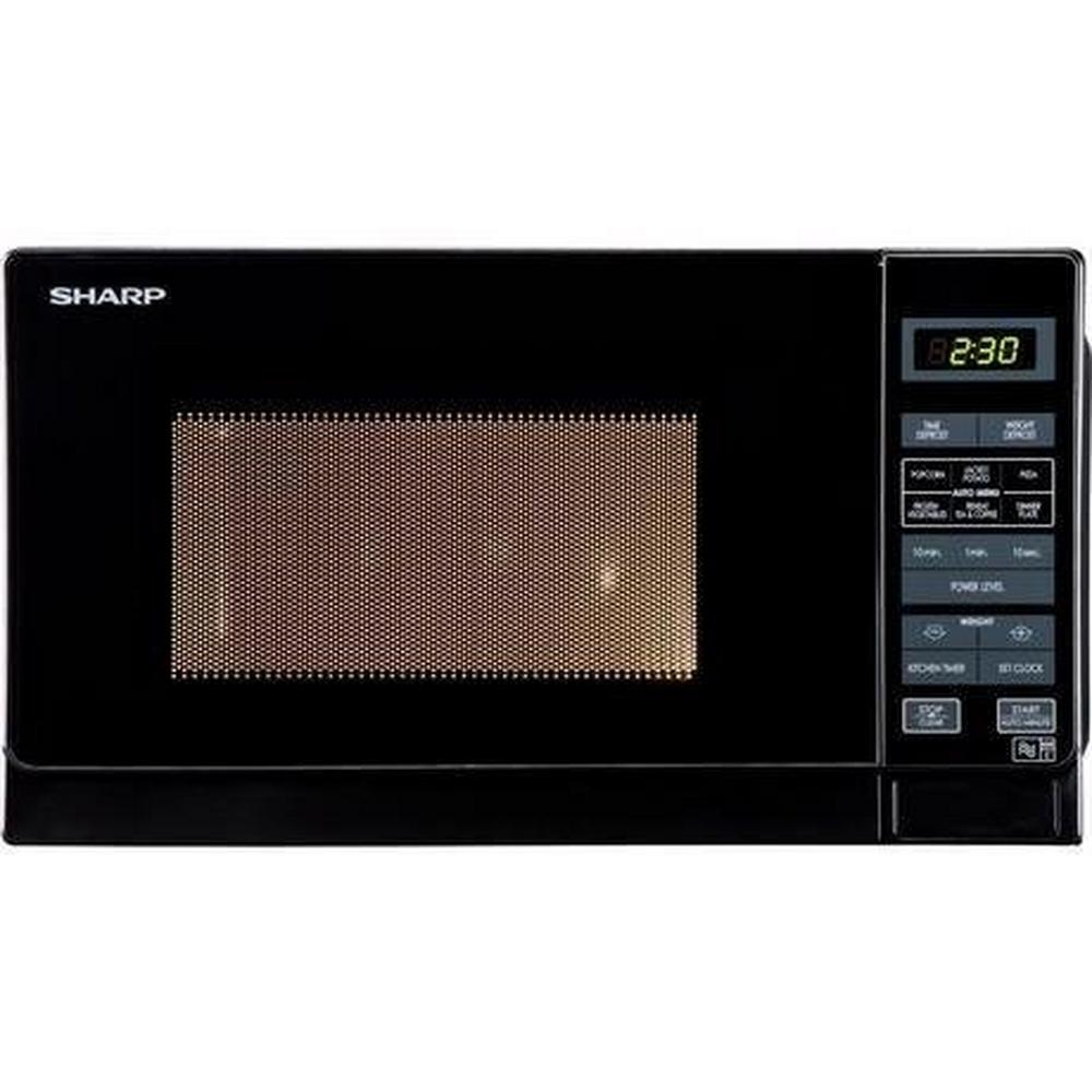 Sharp 20L Freestanding Solo Microwave - Black | R272KM