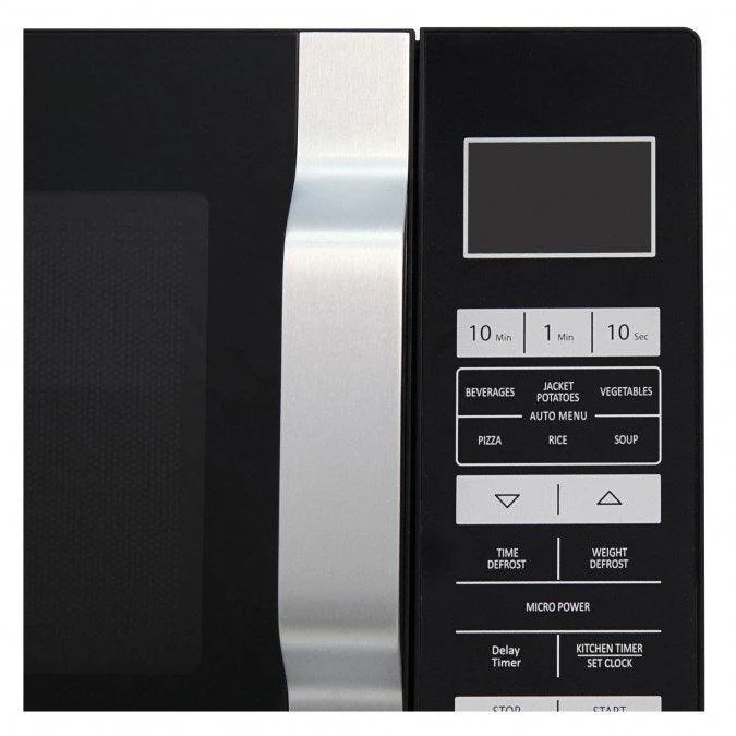 Sharp 23L Solo Flat Tray Freestanding Microwave - Black | R360KM - Image 6