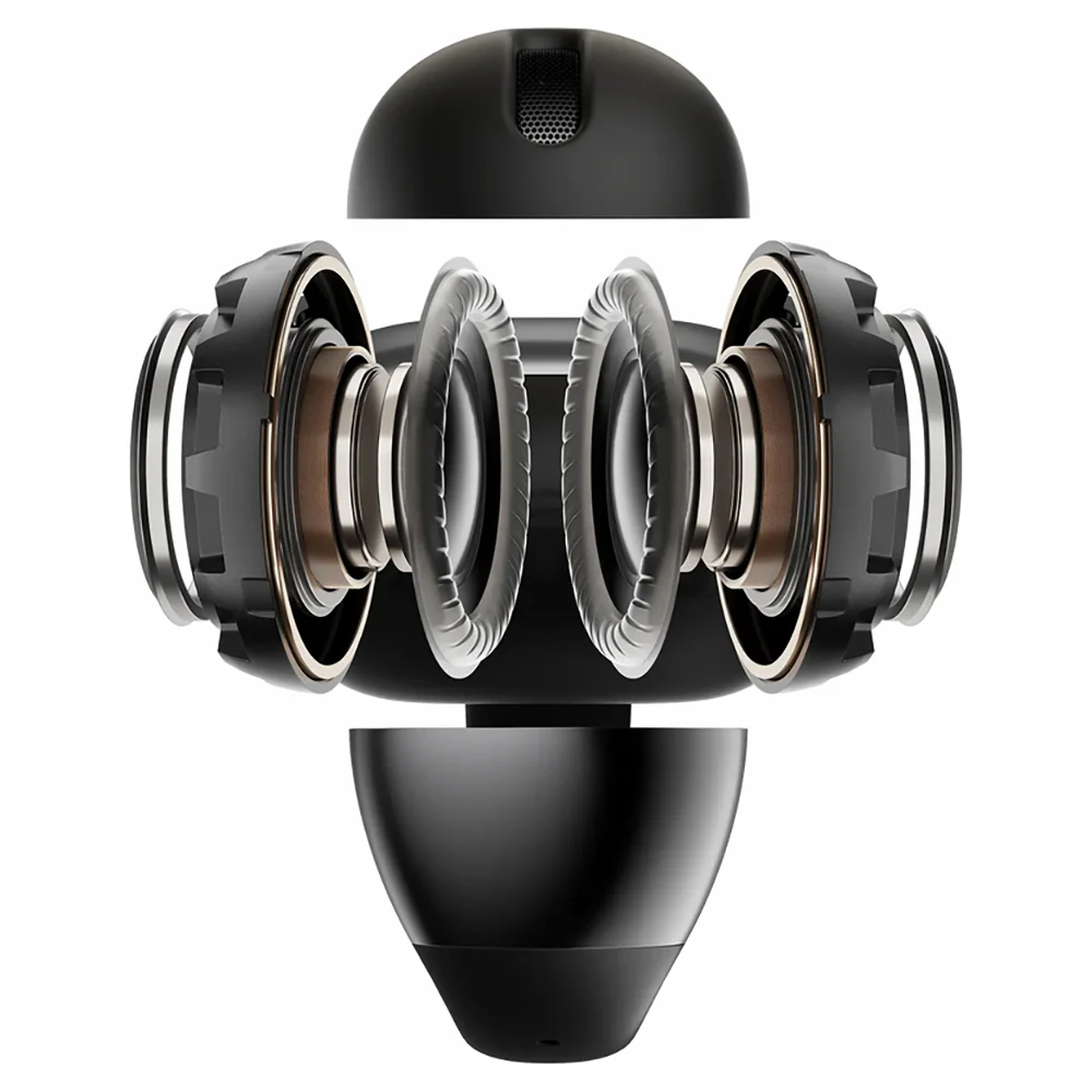 Shokz OpenDots ONE Open-Ear Wireless Earbuds - Black | 38-E310-ST-BK - Image 4