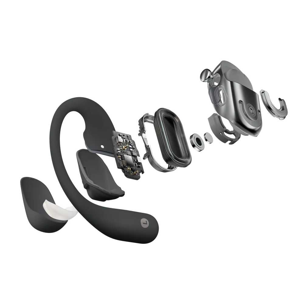 Shokz OpenFit 2 Open-Ear Wireless Bluetooth Earbuds - Black | 38-T920-ST-BK - Image 4