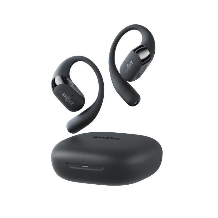 Shokz OpenFit 2+ Open-Ear Wireless Earbuds - Black | 38-T921-ST-BK