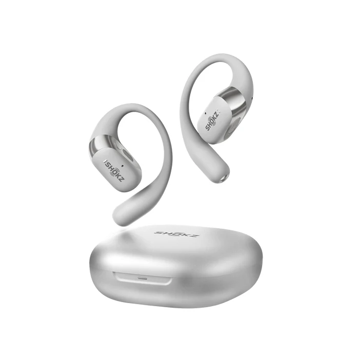 Shokz OpenFit 2+ Open-Ear Wireless Earbuds - Grey | 38-T921-ST-GY