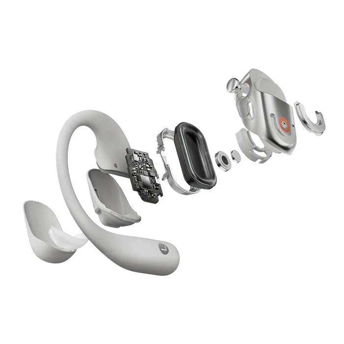 Shokz OpenFit 2+ Open-Ear Wireless Earbuds - Grey | 38-T921-ST-GY - Image 4