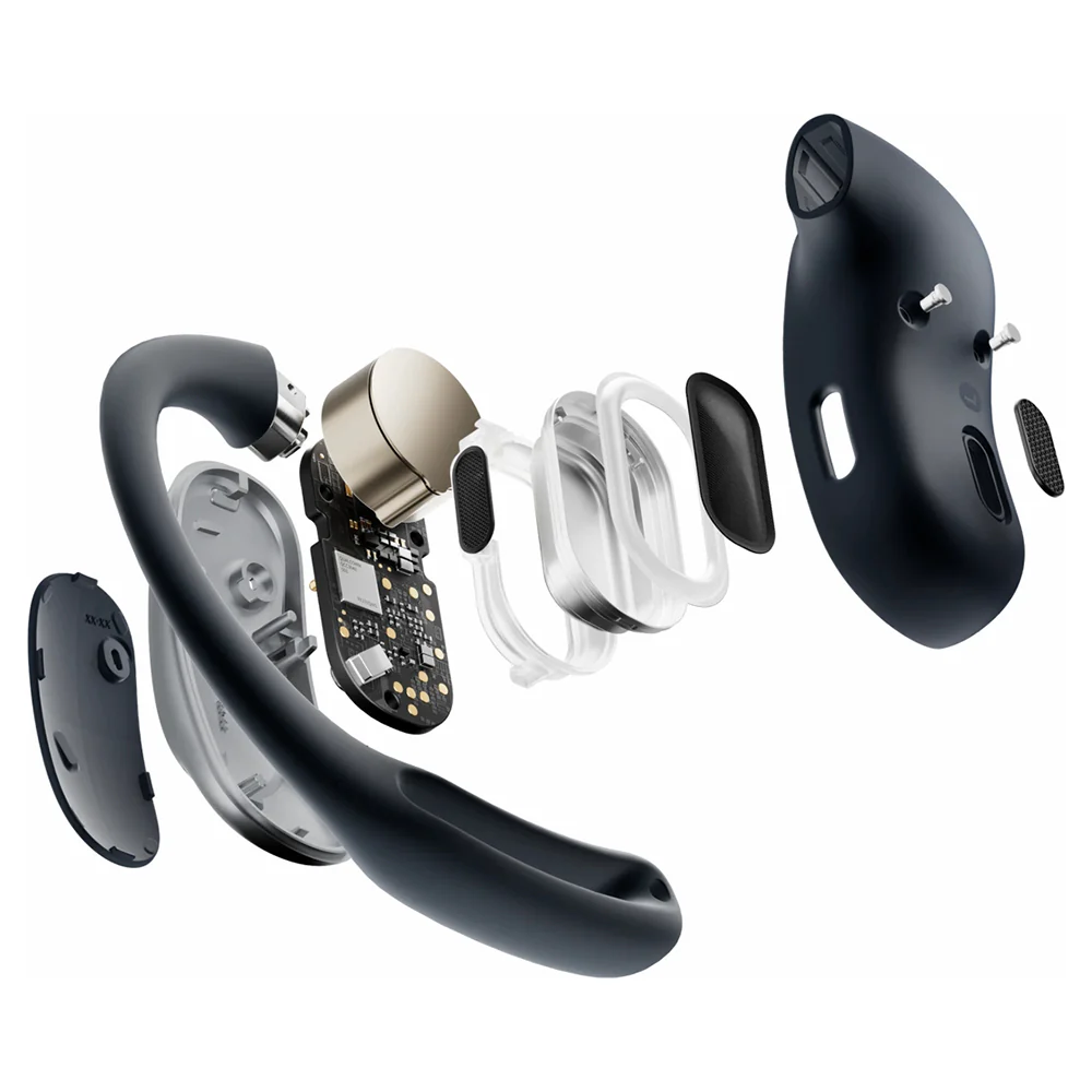 Shokz OpenFit Air Open-Ear Wireless Earbuds - Black | 38-T511BK - Image 4