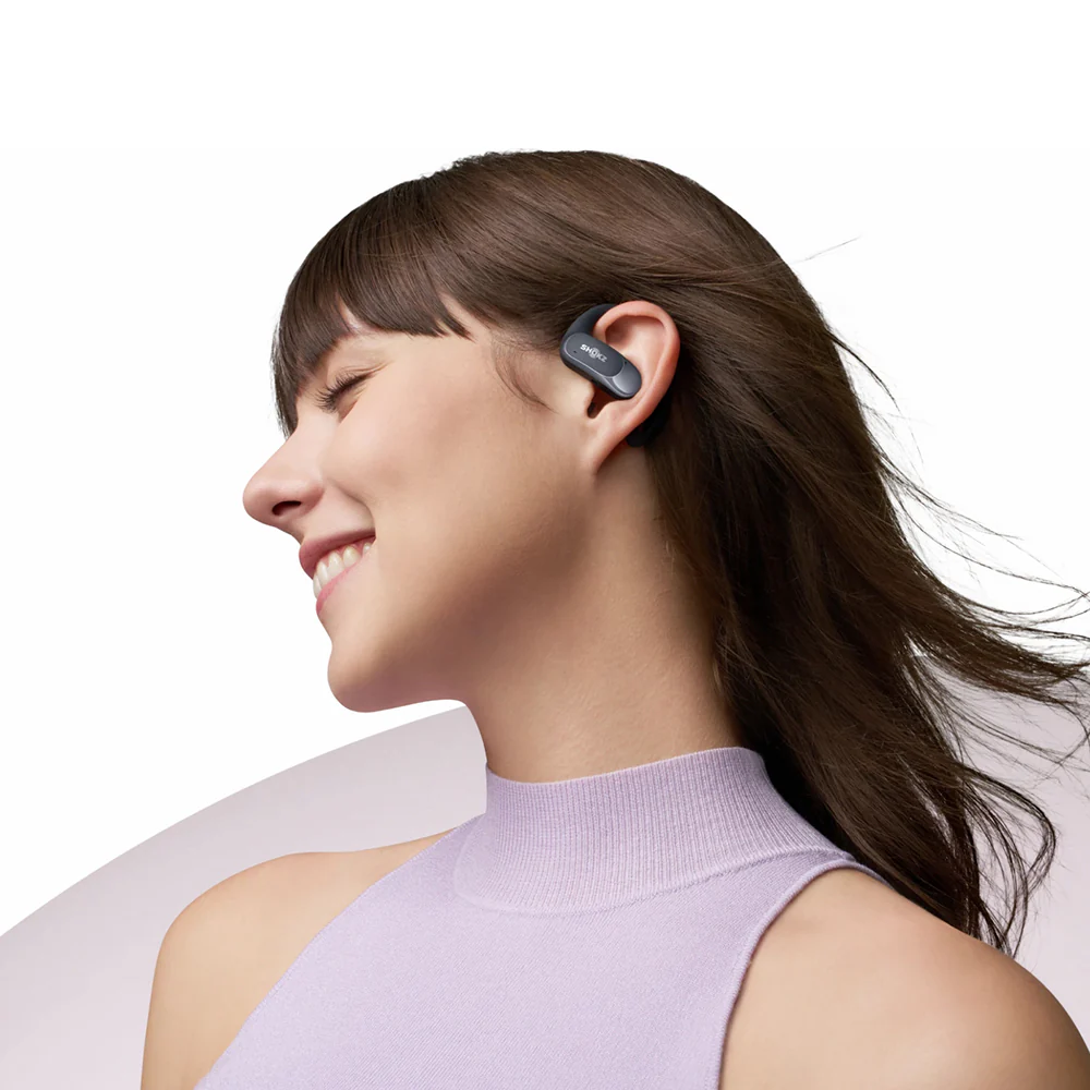 Shokz OpenFit Air Open-Ear Wireless Earbuds - Black | 38-T511BK - Image 5