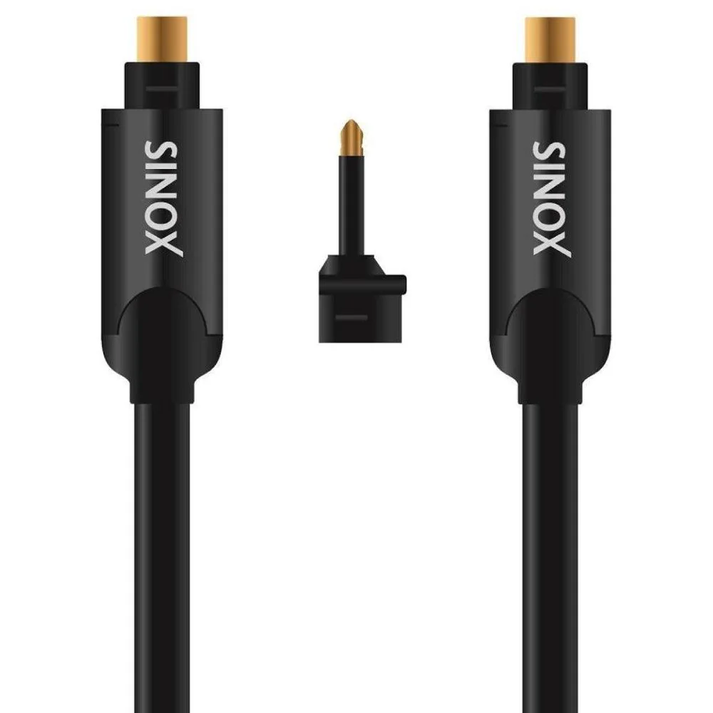 Sinox 1.5M SHD Optical Digital Audio Cable - Black | SHD3662