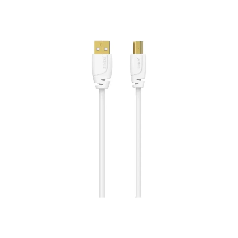 Sinox 5M USB 2.0 A-B Printer Cable - White | 52702