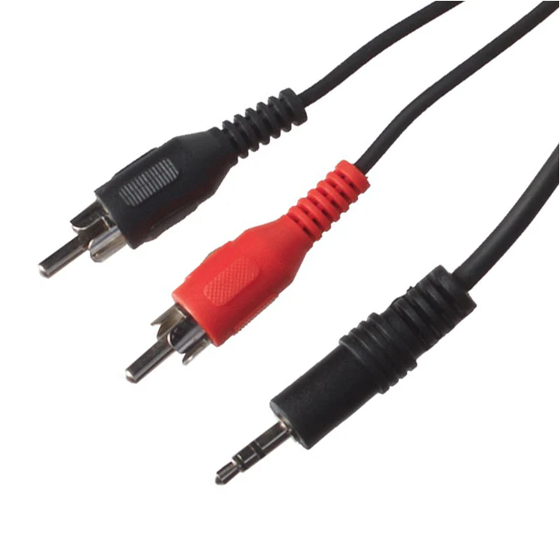 Sinox One 5M Stereo 3.5mm Jack to 2 RCA Audio Cable - Black | OA6005