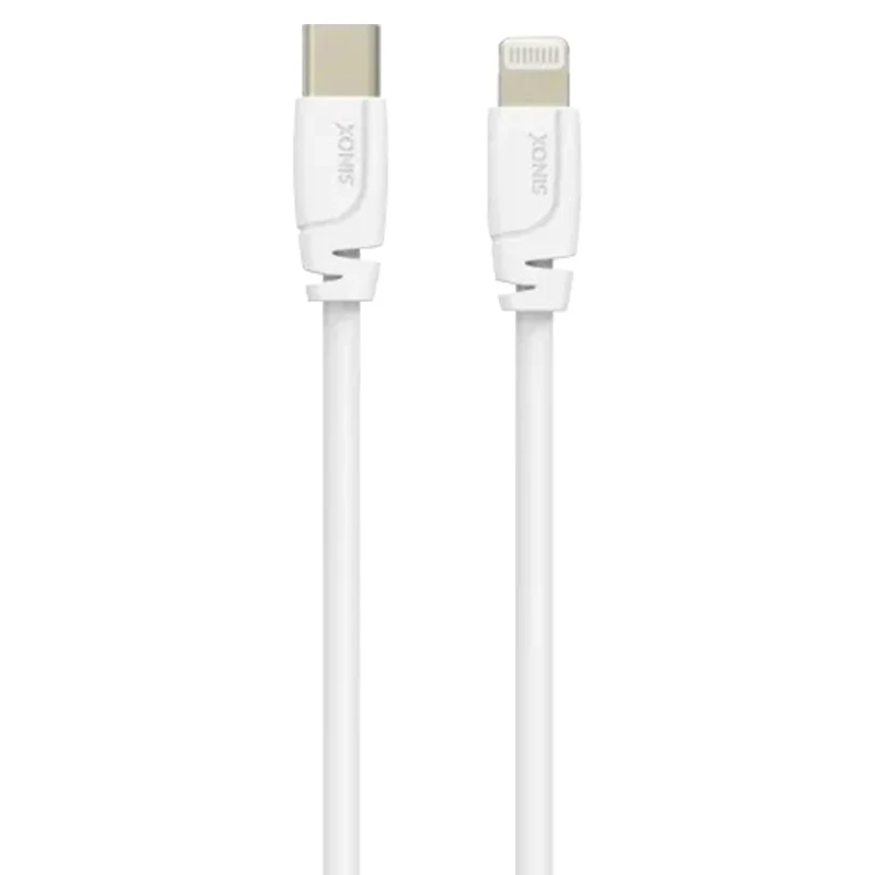 Sinox PRO 2M Hvid USB C to Lightning Cable - White | 53112