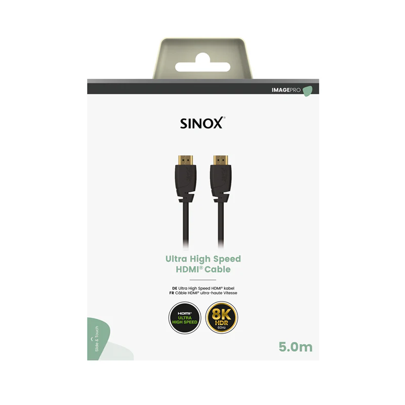 Sinox Pro 8k 60Hz HDMI Cable - Black | 51910 - Image 2