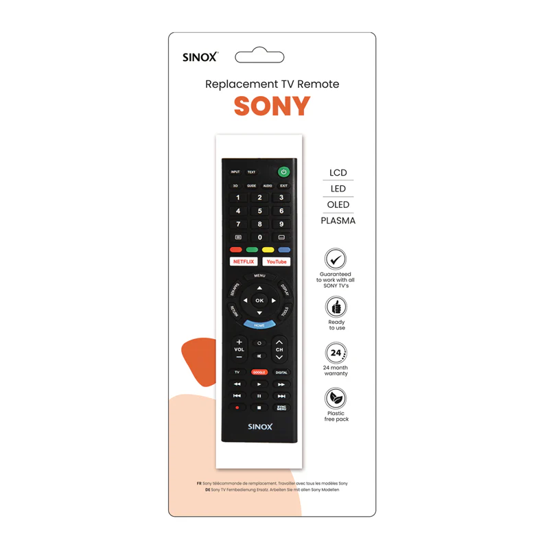 Sinox Sony Remote Control - Black | 050630 - Image 3