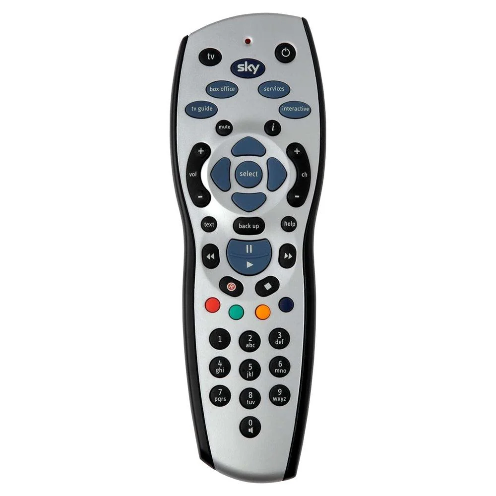 Sky HD TV Remote Control - Silver & Blue | SKY120