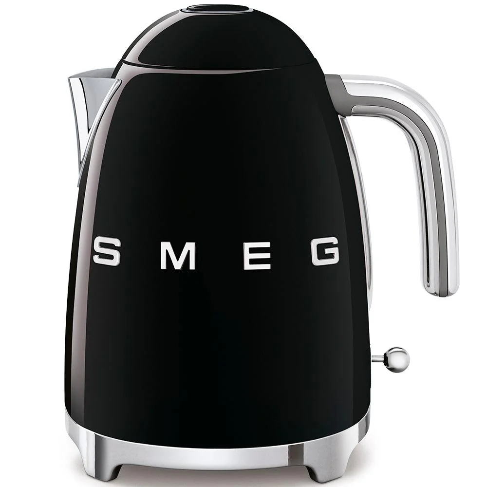 Smeg 1.7L 3000W Jug Kettle - Black | KLF03BLUK