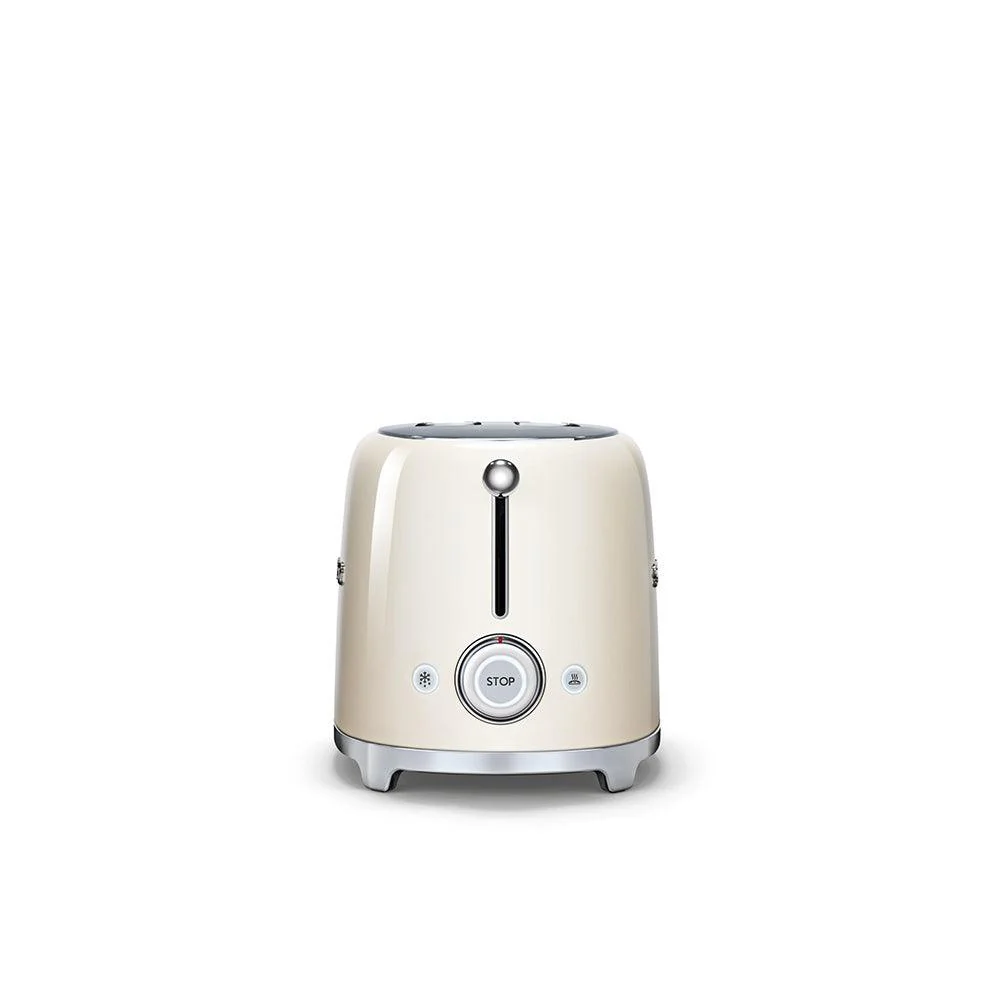 Smeg 950W 2 Slice Toaster - Cream | TSF01CRUK - Image 3