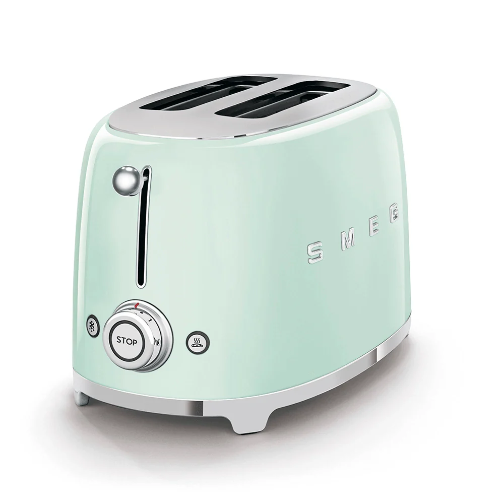 Smeg 950W 2 Slice Toaster - Pastel Green | TSF01PGUK - Image 2