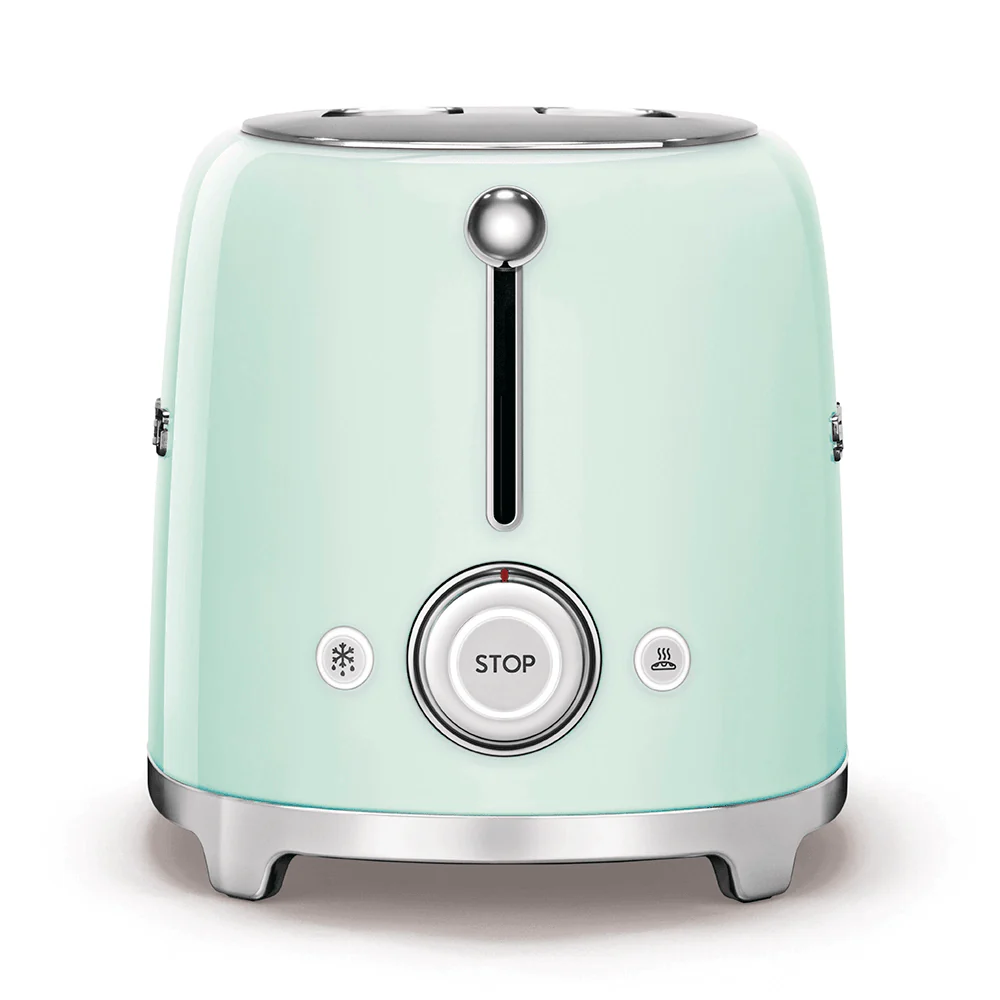 Smeg 950W 2 Slice Toaster - Pastel Green | TSF01PGUK - Image 3