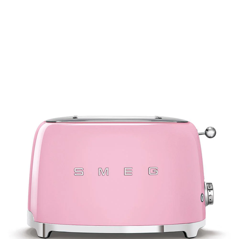 Smeg 950W 2 Slice Toaster - Pink | TSF01PKUK - Image 2