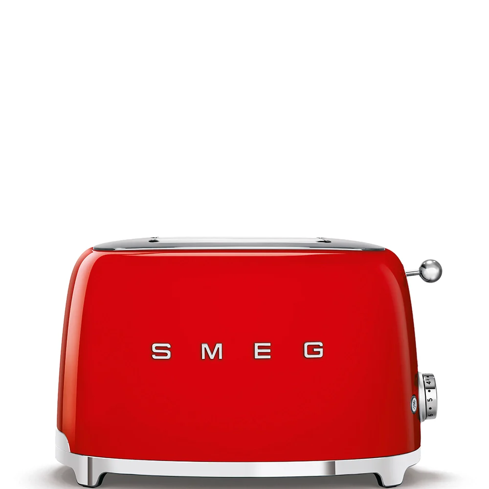 Smeg 950W 2 Slice Toaster - Red | TSF01RDUK - Image 2