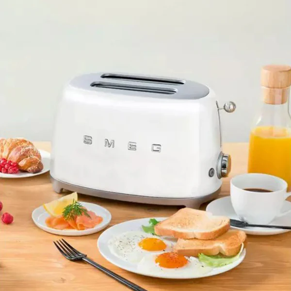 Smeg 950W 2 Slice Toaster - White | TSF01WHUK - Image 5
