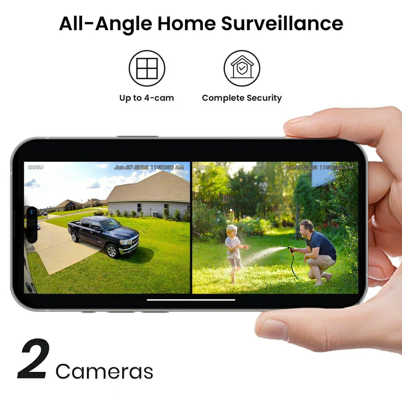 Aosu D1 Classic Solar Camera Pack of 2 Camera Kit- White | c9c-2h - Image 4