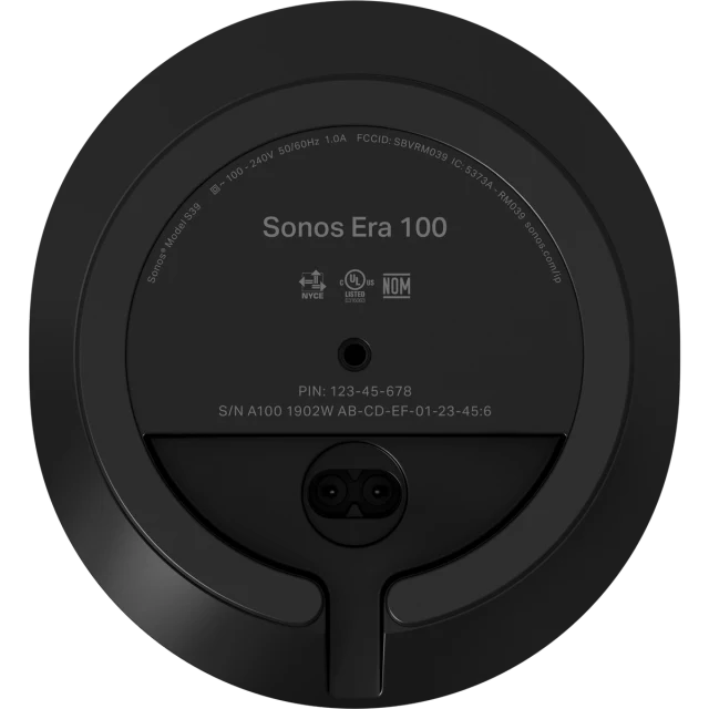 Sonos Era 100 Bluetooth Multiroom Speaker - Black | E10G1UK1BLKR2 - Image 7